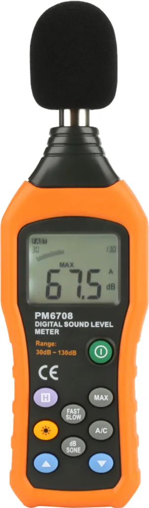 Mesurer le bruit ambiant avec le testeur de décibels PEAKMETER PM6708