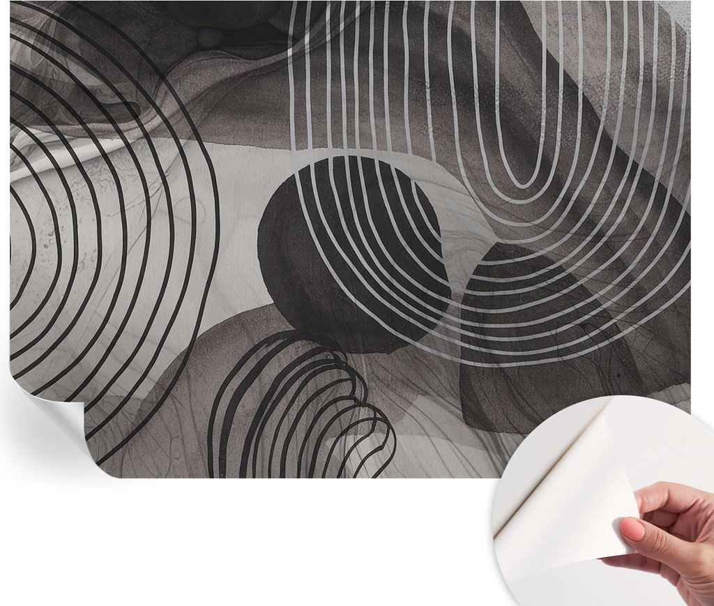 Selbstklebende Wandtapete - Dekorative Tapete für Wohnzimmer - Klebefolie für Wandbilder - Tapetenfolie für Wanddekoration - 208x146 cm - Harmon...