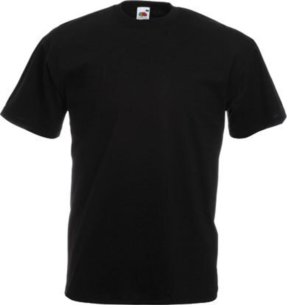 Fruit of the Loom - Valueweight T - Black - XL