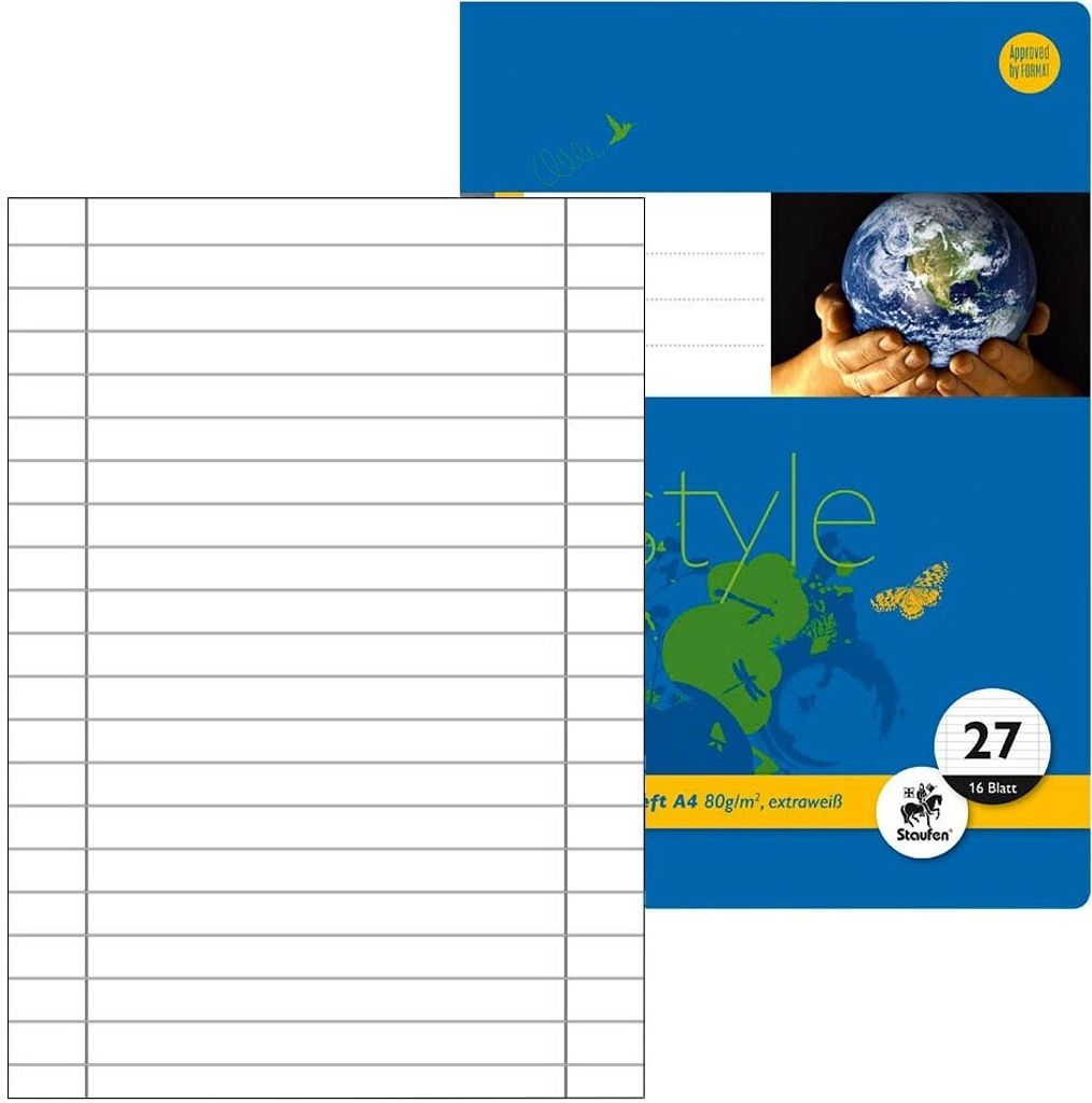 Staufen Schulhefte liniert DIN A4 - Bürokleinmaterial - A4 Produktbild 