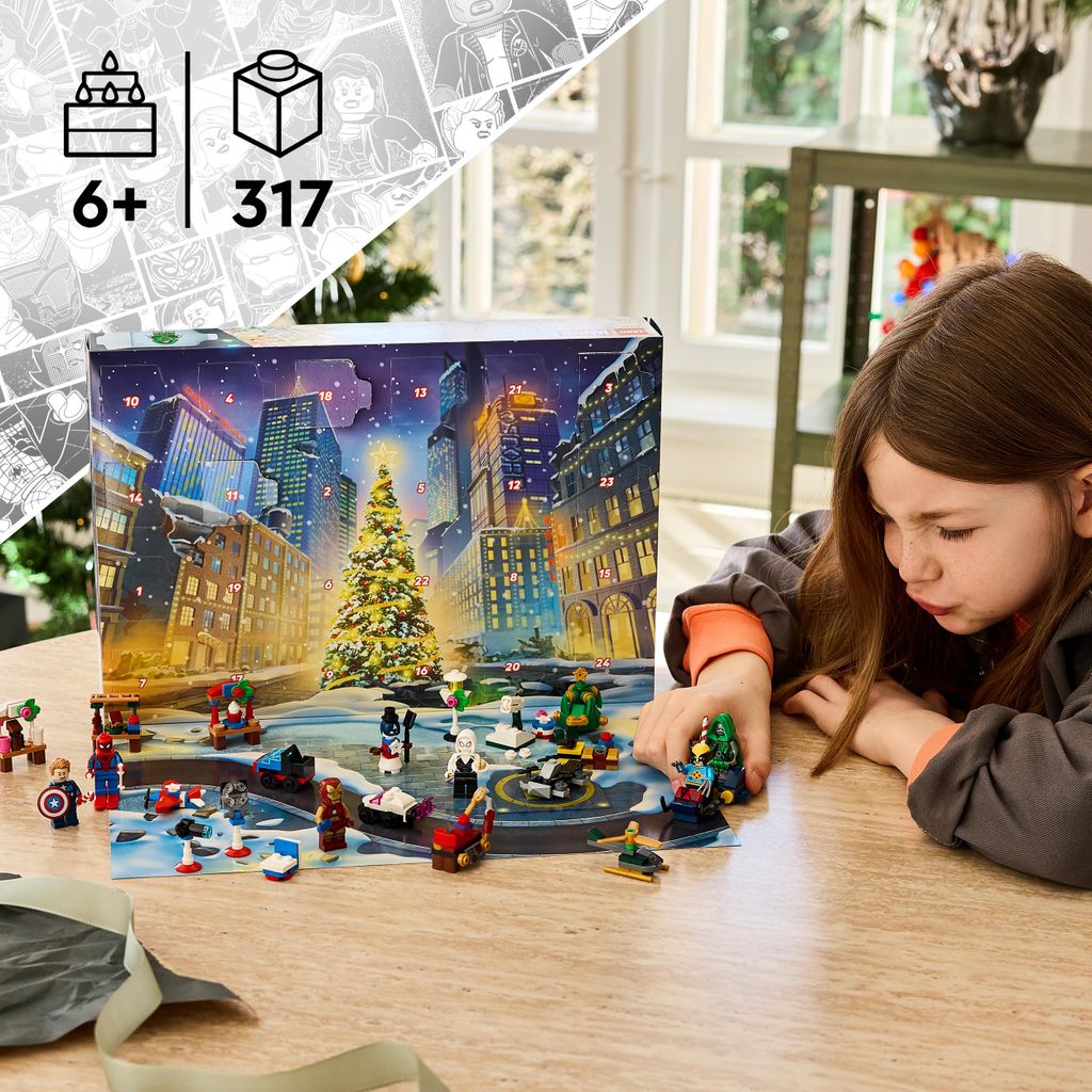 LEGO ǀ Marvel Adventskalender 2026 - Vorweihnachtsgeschenk Produktbild 