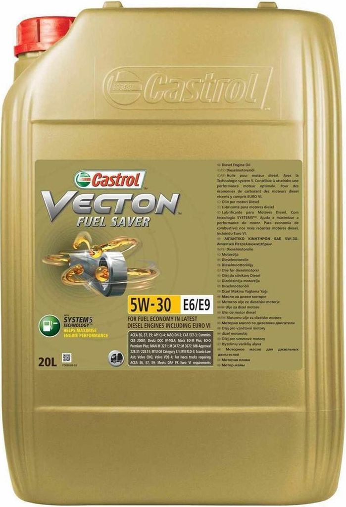 CASTROL Vecton Fuel Saver E6/E9 für 5W-30 20 Liter Motoröl Produktbild 