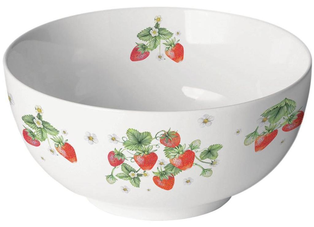 Porzellan-Schale - Bunch of strawberries