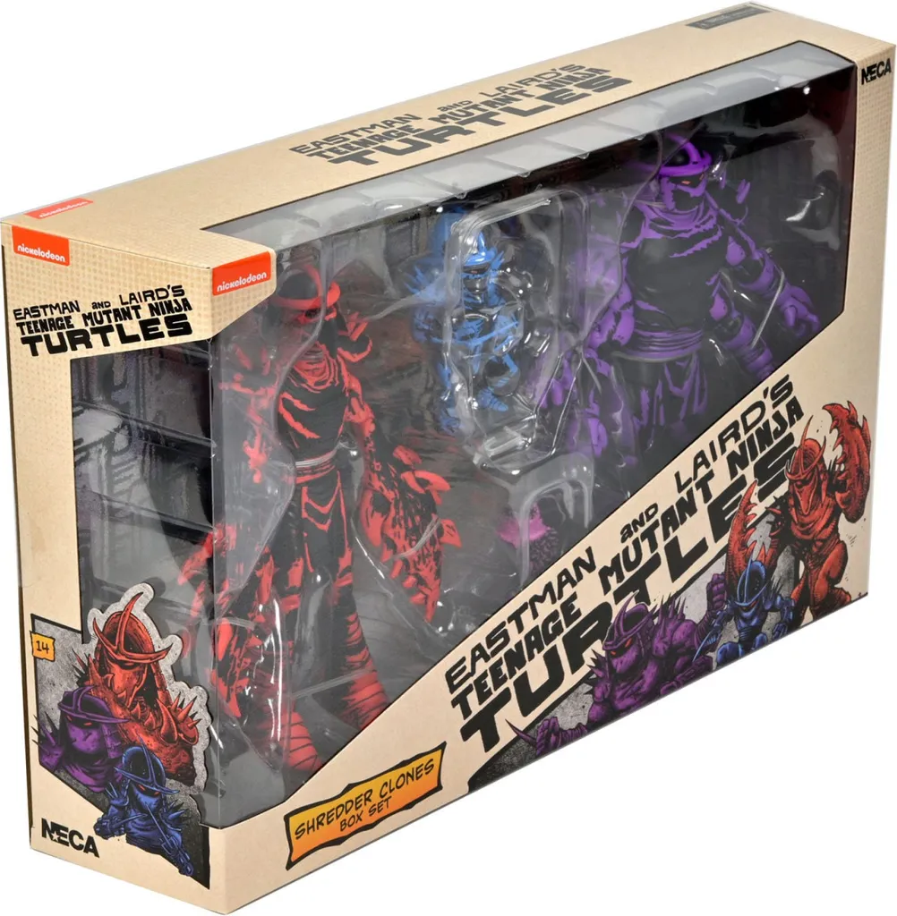 Pack de Figurines Articulées Shredder Clones TMNT 18 cm Mirage Comics - 4