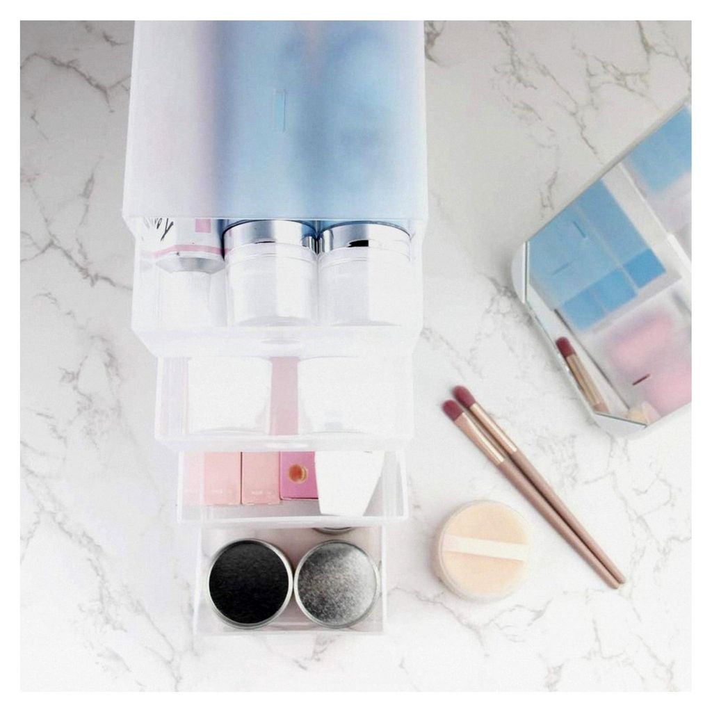 Kleine Schubladeneinheit, kompaktes Aufbewahrungs- und Organisationsset für Zuhause, Badezimmer, Schreibtisch, Arbeitsplatte, Büro und mehr