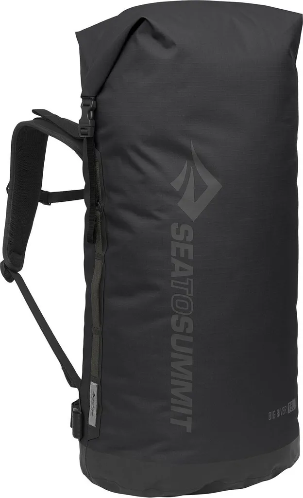 Sac à dos de randonnée étanche Big River Dry Backpack 75L Jet Black