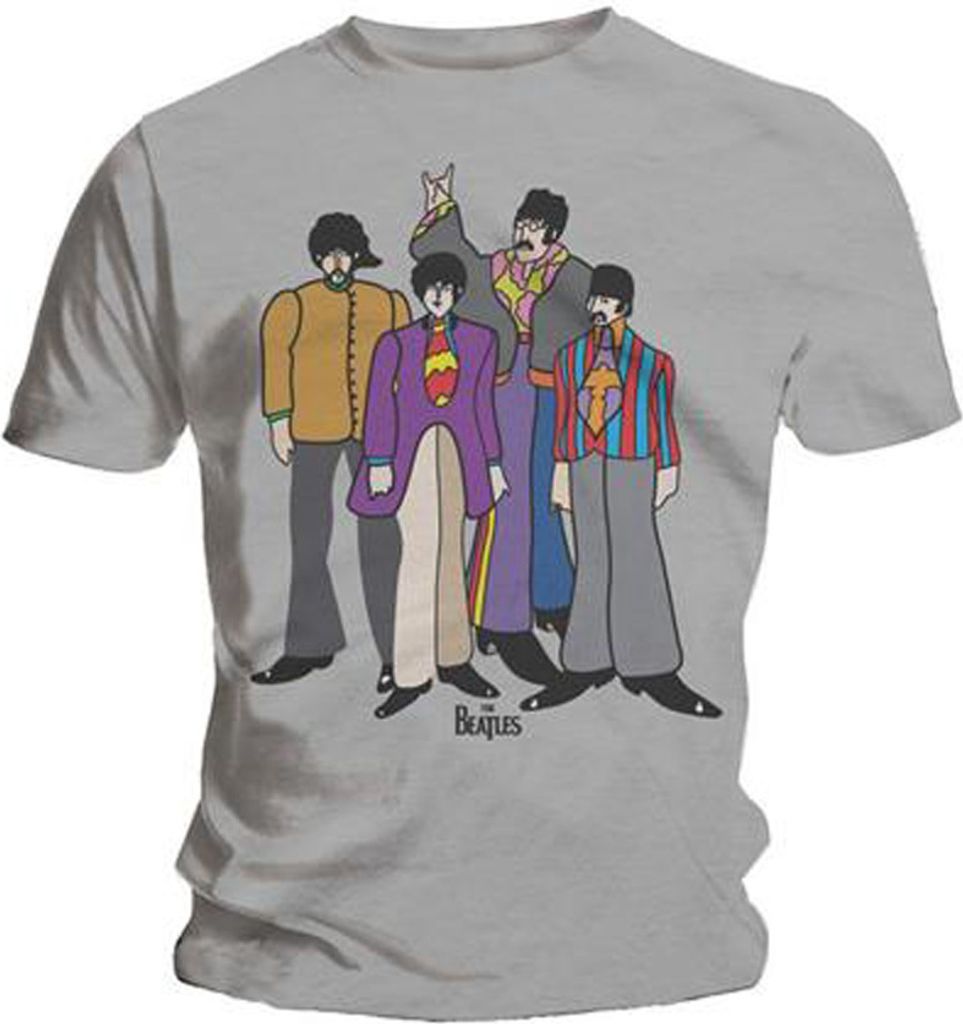 Die Beatles U-Boot Herren grau T Shirt: Medium