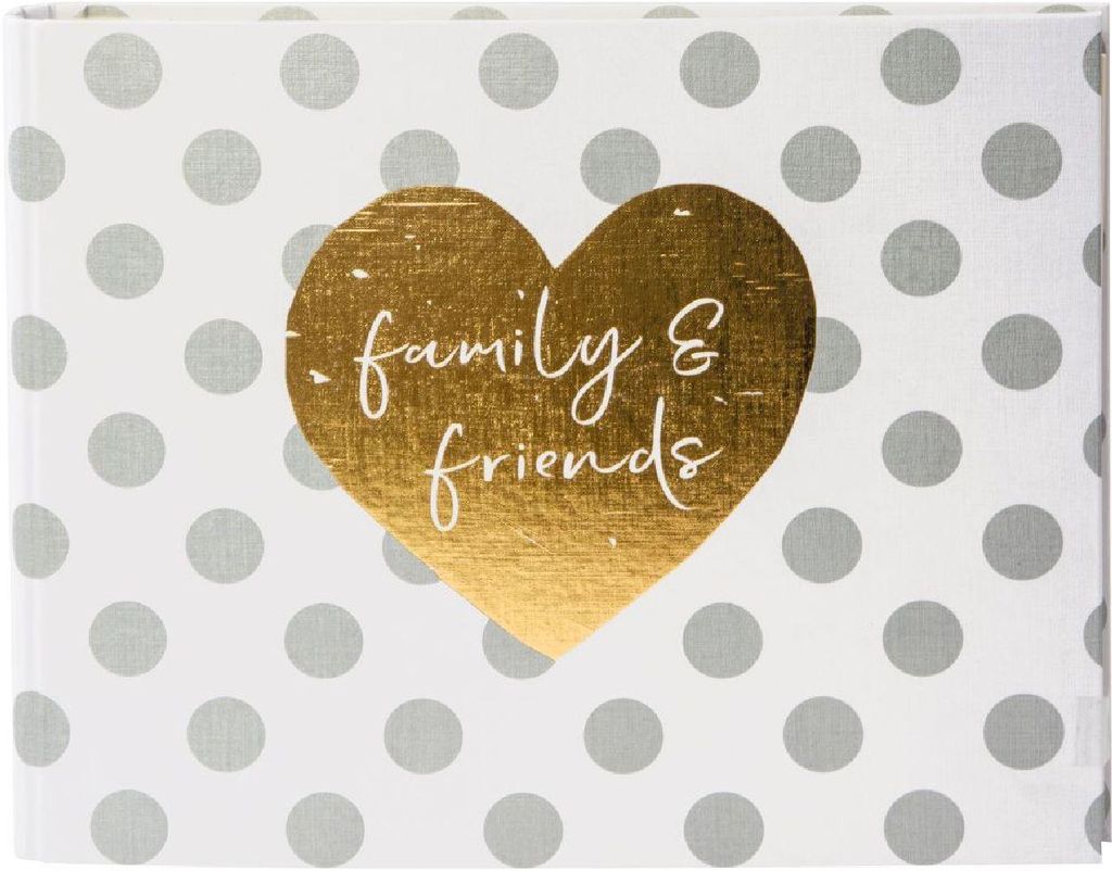 Goldbuch Family & Friends, Gold, Grau, Weiß, 50 Blätter, Produktbild 