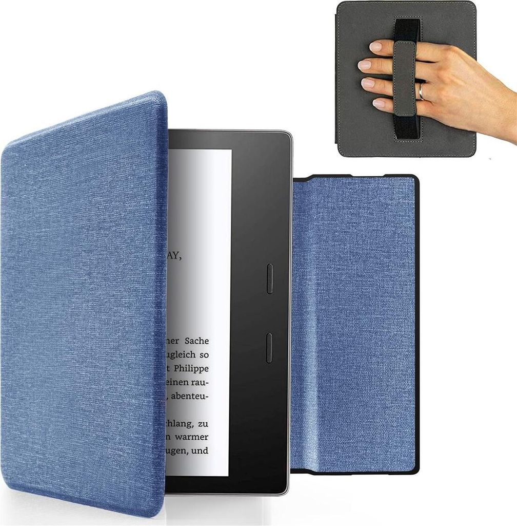 Hülle Kindle Oasis 10 9 Gen CW24WI S8IN4O 2019-2017 Flip Case Hellblau