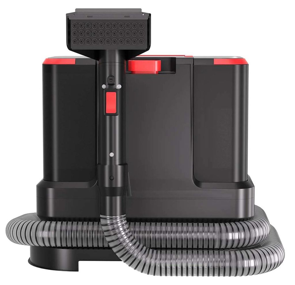 Teppich- & Textilreiniger - Nass-/Trocken-Dampfsauger - 25.000 Pa Saugkraft - Waschen & Desinfizieren - 220 V - EU-Stecker - Schwarz
