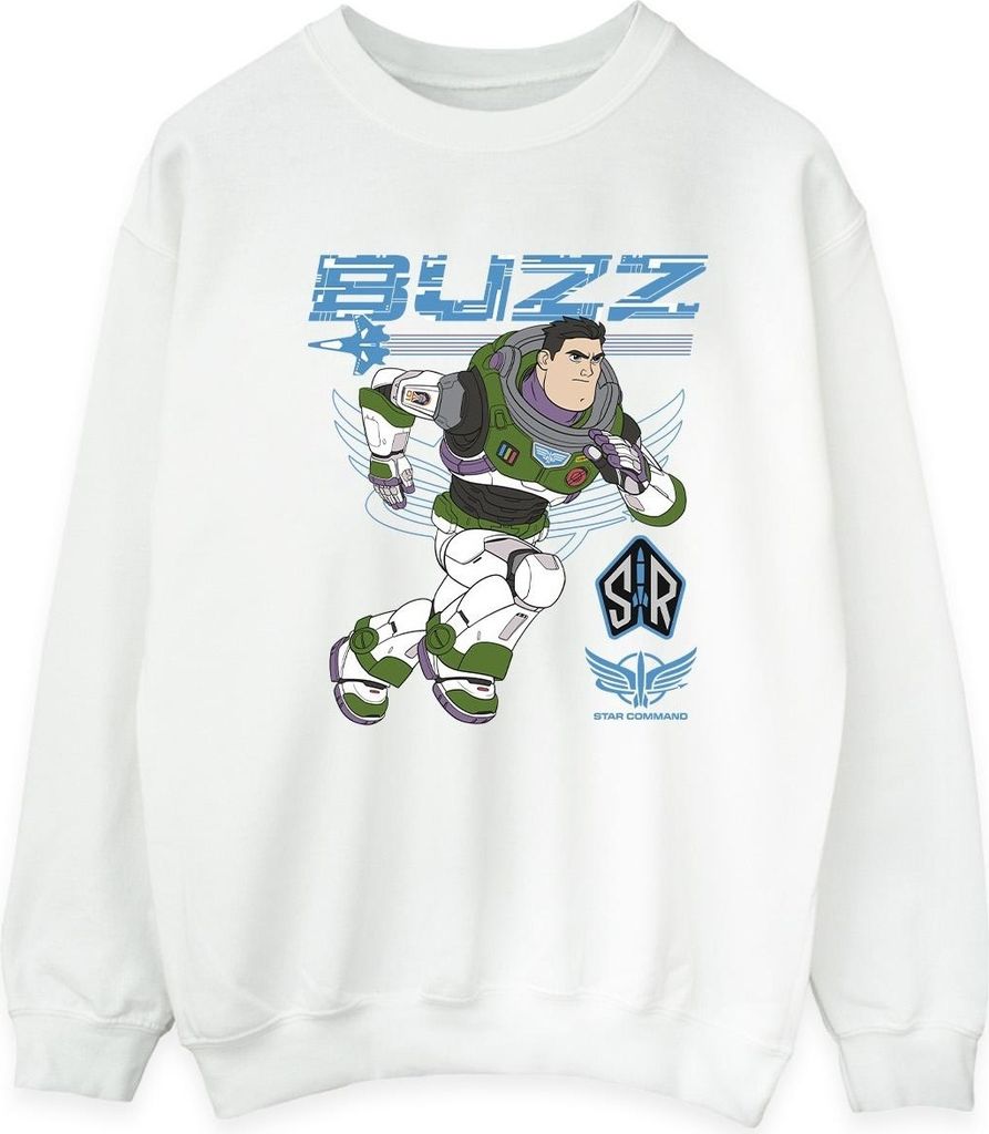Disney - "Lightyear Run To Action" Sweatshirt für Herren BI34747 (M) (Weiß)