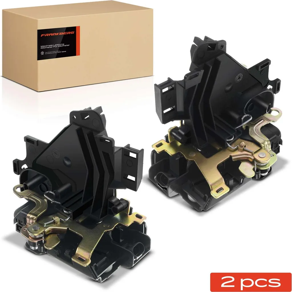 2x Serrure de Porte Arrière pour VW Polo Caddy 3 Transporter V Frankberg