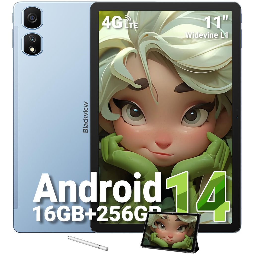 Blackview Tab 16 Pro, 4G LTE+5G Wifi, 16GB+256GB (1TB TF), Produktbild 