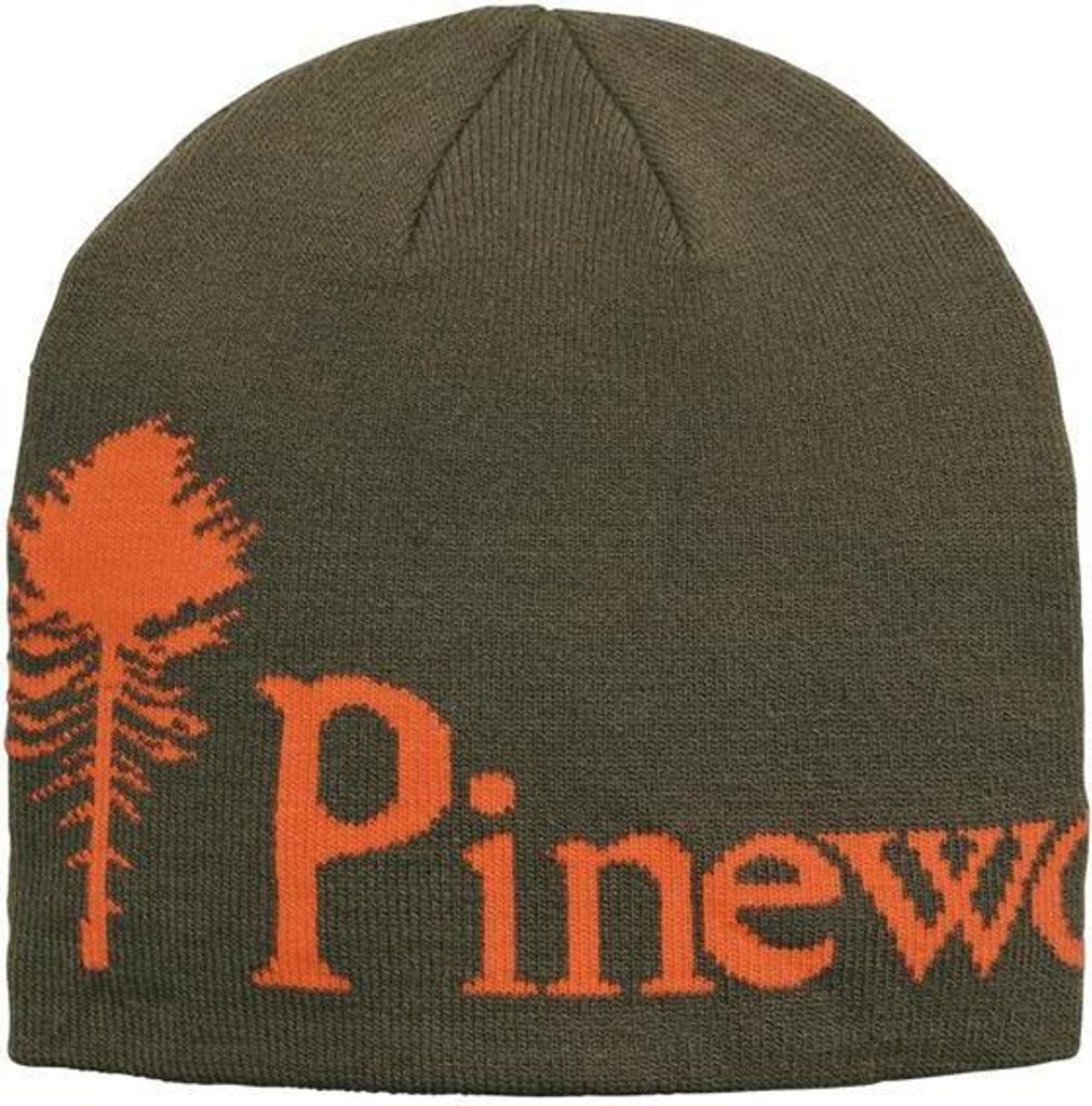 Pinewood 5897 Strickmütze Meliert Grün/Orange (120) Produktbild 