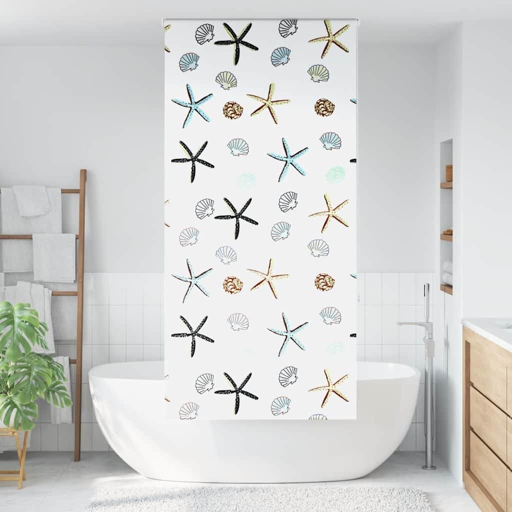 vidaXL Roleta prysznicowa 90x240 cm szerokość tkaniny 86 cm Zdjęcie produktu 