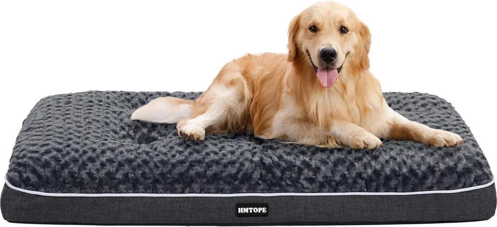 Tappetino Cani Taglia Grande 105cm | Letto 12cm Spessore Antiscivolo