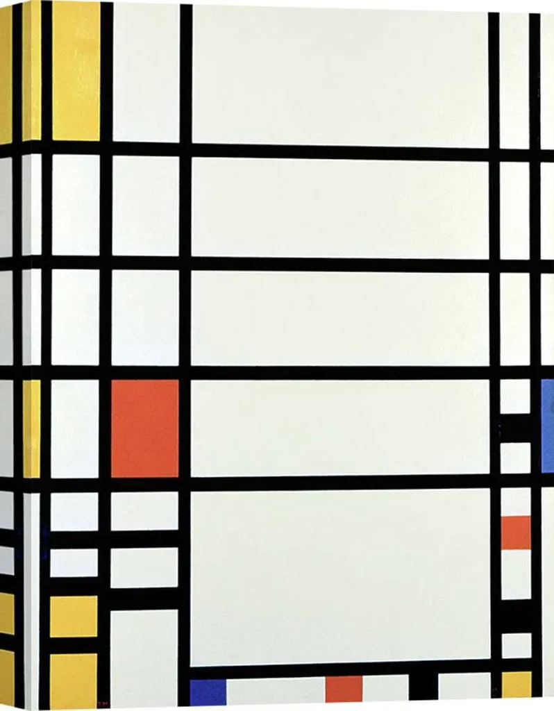 Tableau Mondrian 120x90 cm : habillez vos grands murs vides avec art