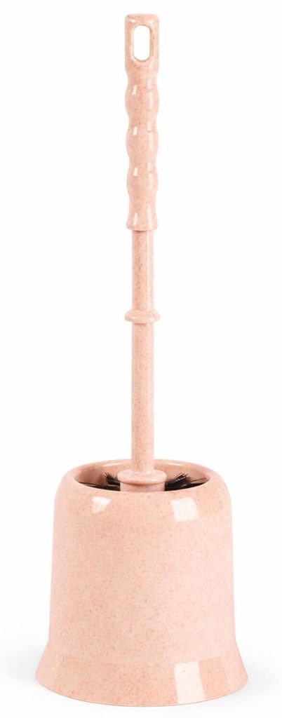 Toilettenburste - mit Halter - rosa - Kunststoff - Toilettenburste - 37 cm