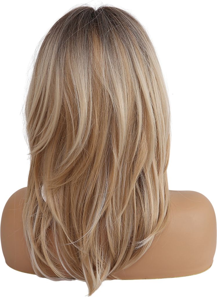 INF Trendige Perücke Gold 50 cm