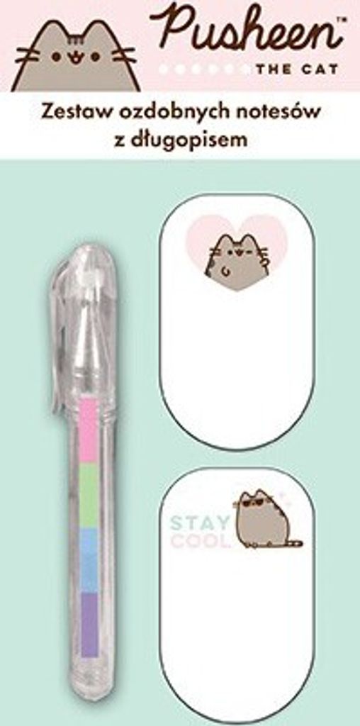 Sada Pusheen mini pero + zápisník 2ks. Obrázek produktu 1