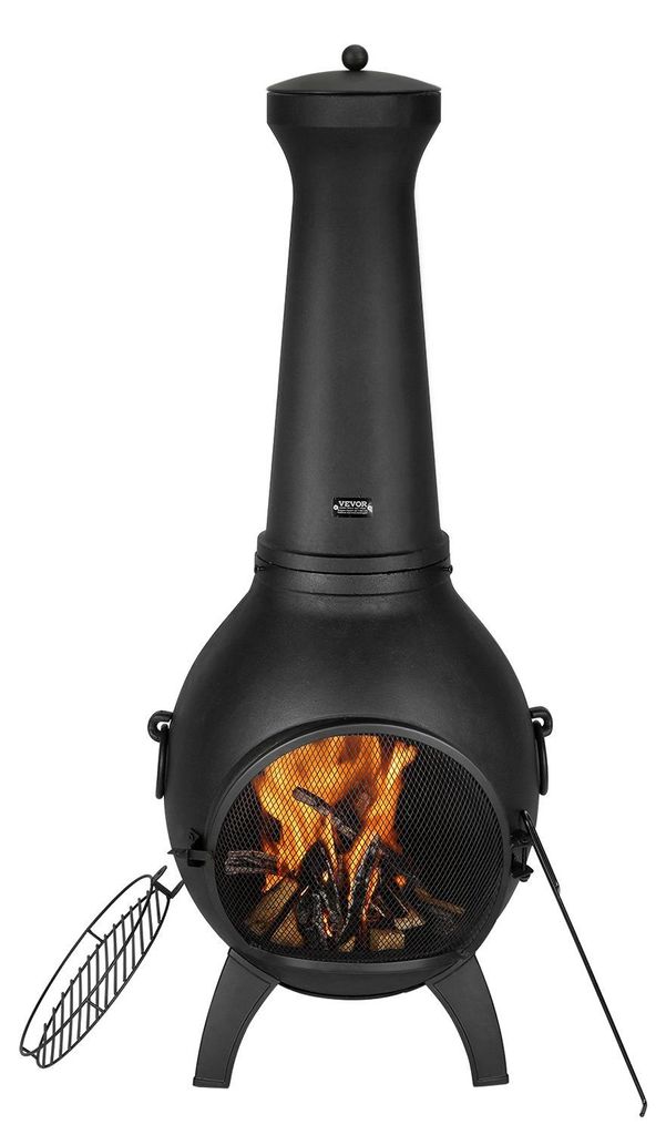 VEVOR Chiminea, 22 Zoll Outdoor Holzfeuerstelle, Produktbild 