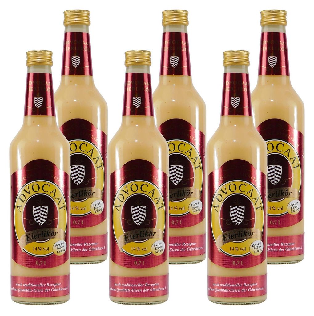 Advocaat Eierlikör 14% Rot (6 x 0,7L)