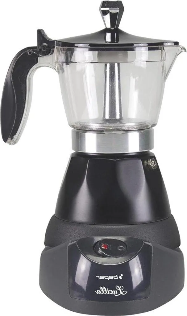 Cafetière moka électrique 3 tasses Noir - Espresso automatique portable