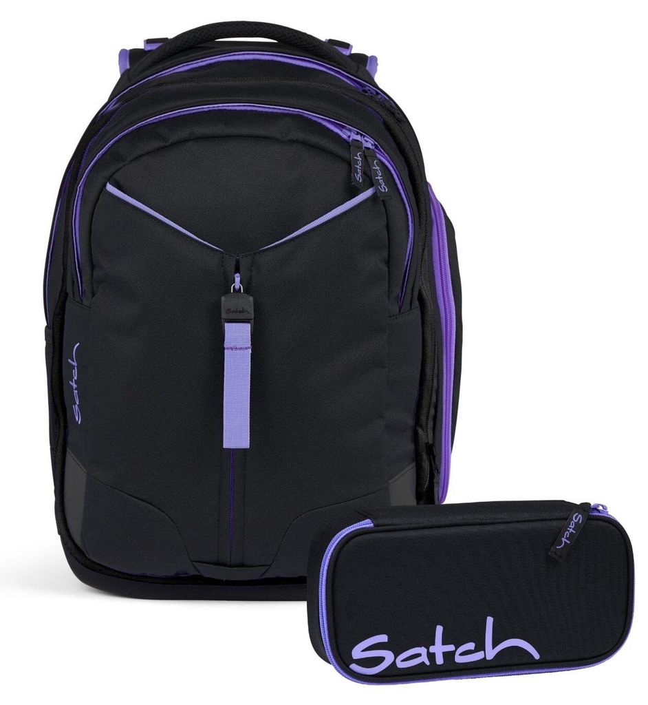 Satch Schulrucksack-Set MATCH Purple Phantom 2-teilig, Produktbild 