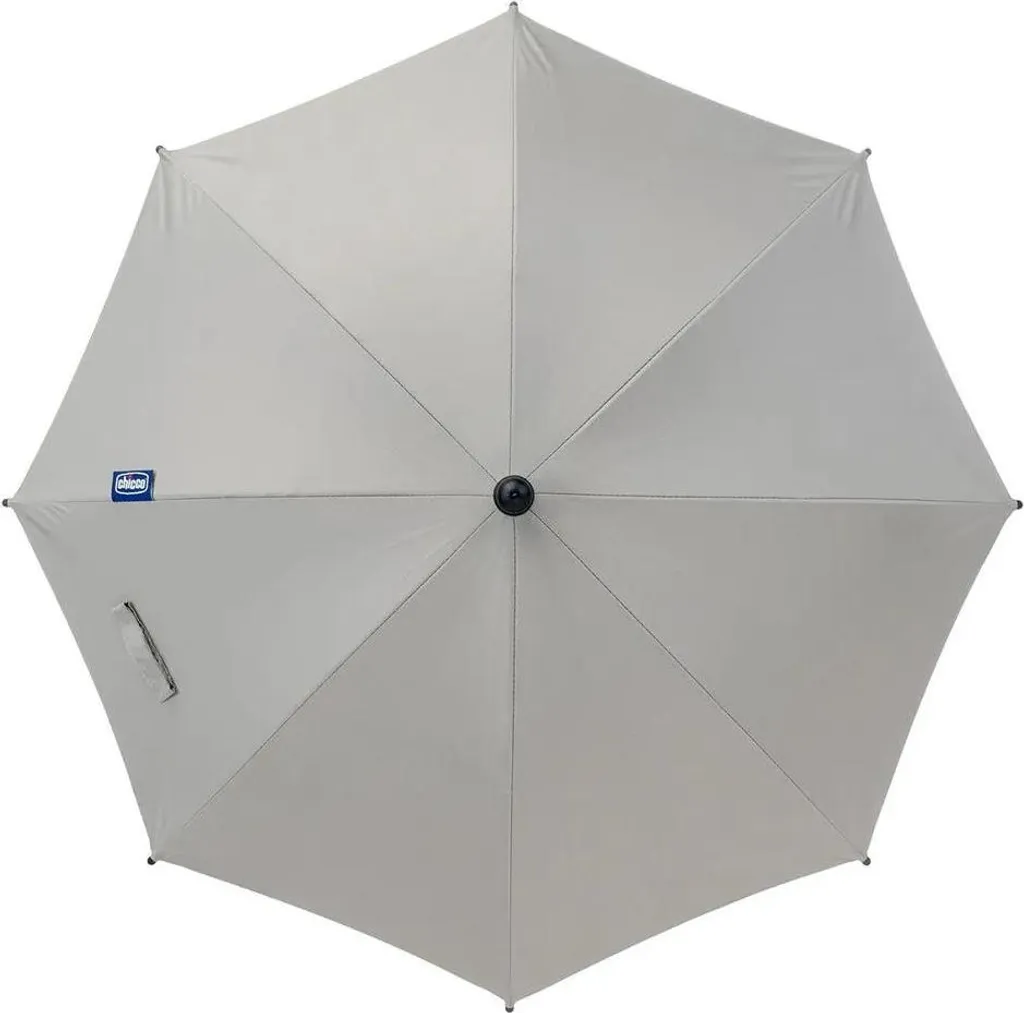 Protégez Bébé du Soleil : Ombrelle Universelle Chicco Beige Anti-Éblouissement