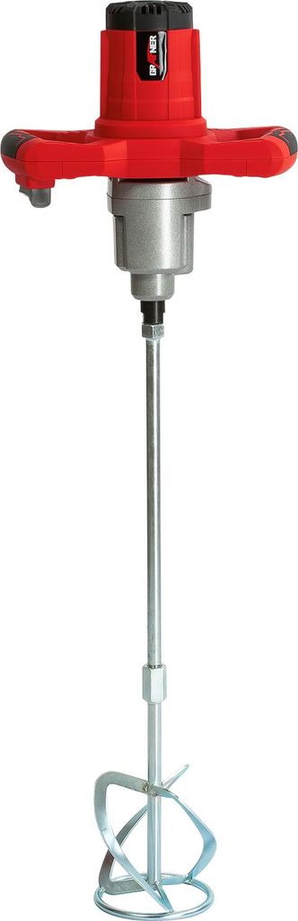 Grafner Rührwerk 1400 Watt, 2-Gang Getriebe, stufenlose Geschwindigkeitsregelung bis max. 900 U/min, M14 Aufnahme, Soft-Start, Aluminium-Getriebeg...