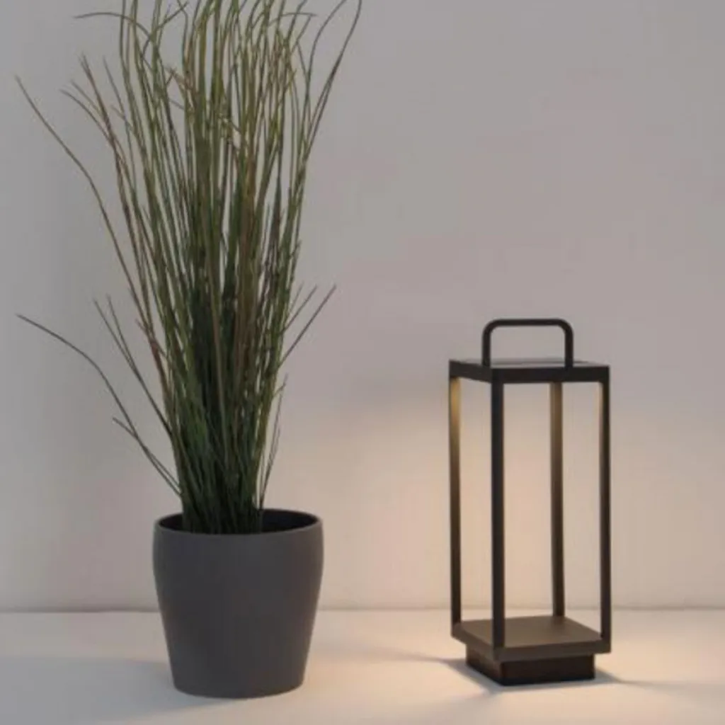 Borne Solaire LED Bali 2W Anthracite de 51cm avec Autonomie Optimale