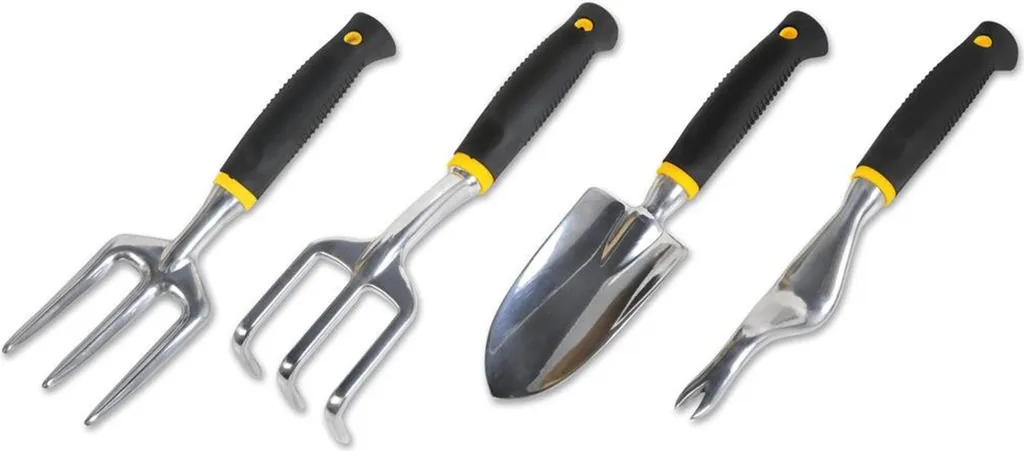 FIELDMANN Set di attrezzi da giardino 4 pezzi FZNR 1104