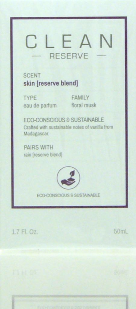 A close-up of the packaging for a fragrance.
