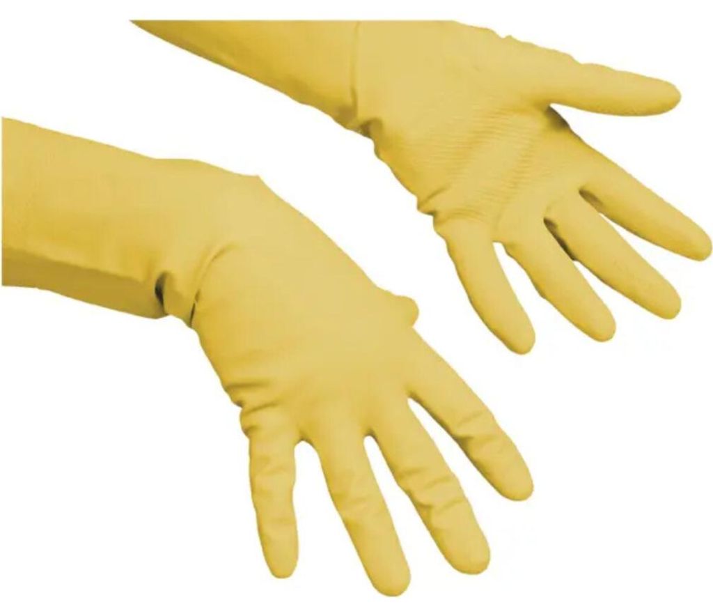 vileda PROFESSIONAL unisex Gummihandschuhe Multipurpose - Der Feine gelb Größe S, 1 Paar