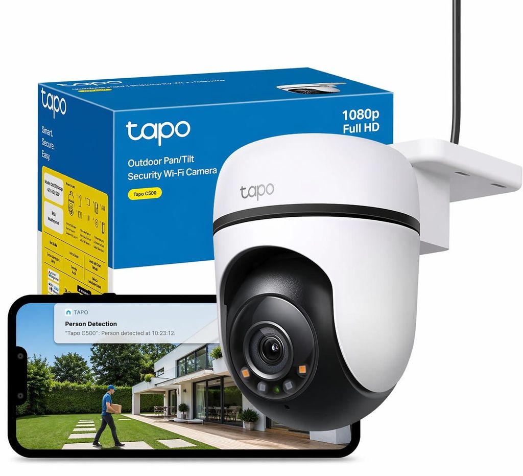 Tapo C500 koepelcamera voor buiten, IP-beveiligingscamera, Productafbeelding 