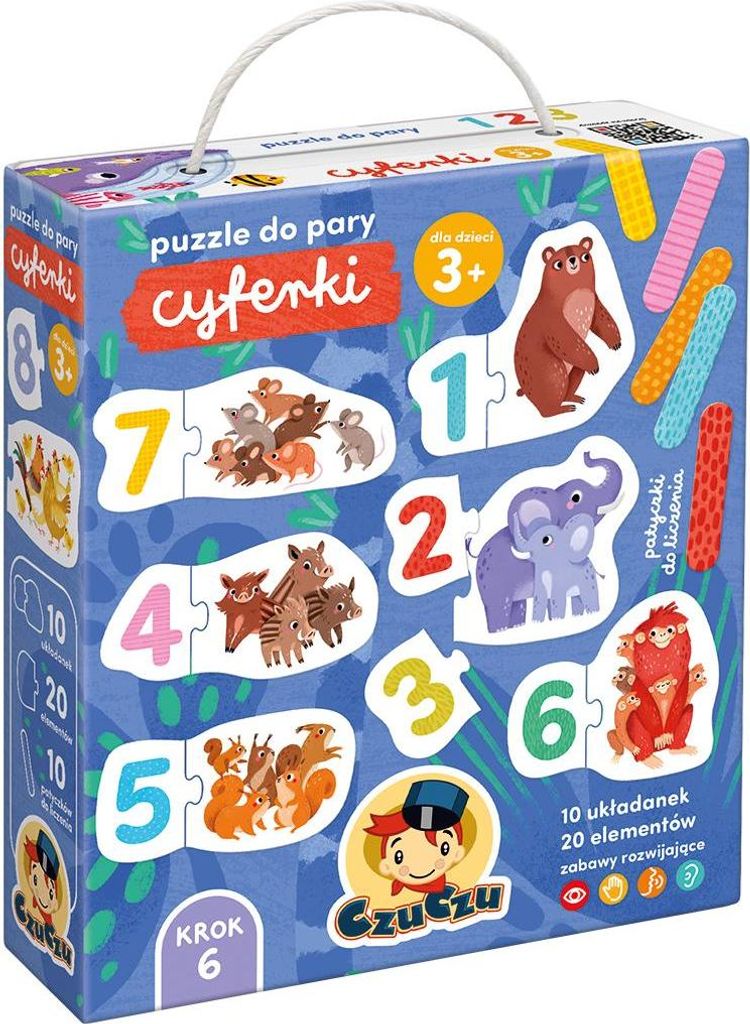 CzuCzu. Puzzle do pary Cyferki 3+
