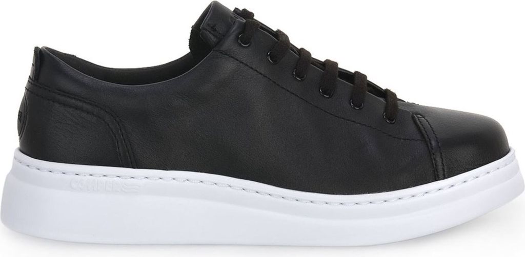 Camper Runner Up Ungefärbte Leder Turnschuhe Schwarz Weiß – 4 Großbritannien - 37 EU - 7 US / Schwarz-Weiss