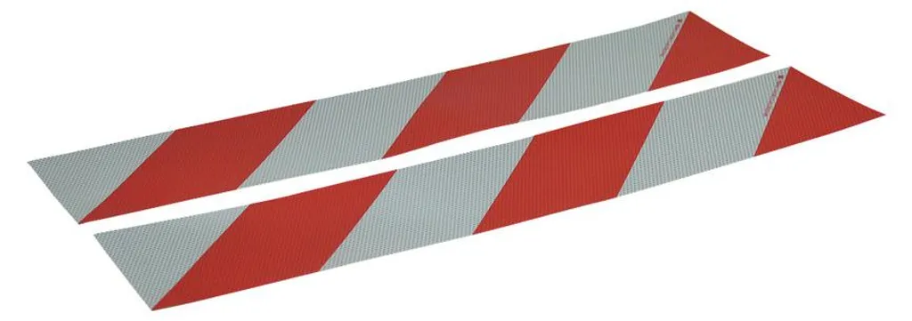 Autocollant signalisation pour sécuriser conteneur et remorque 705 mm