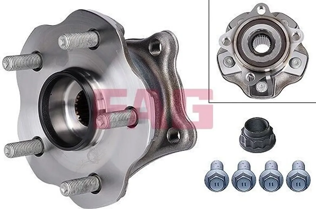 Roulement arrière anti-bruit FAG 713621480 pour Highlander II XU40