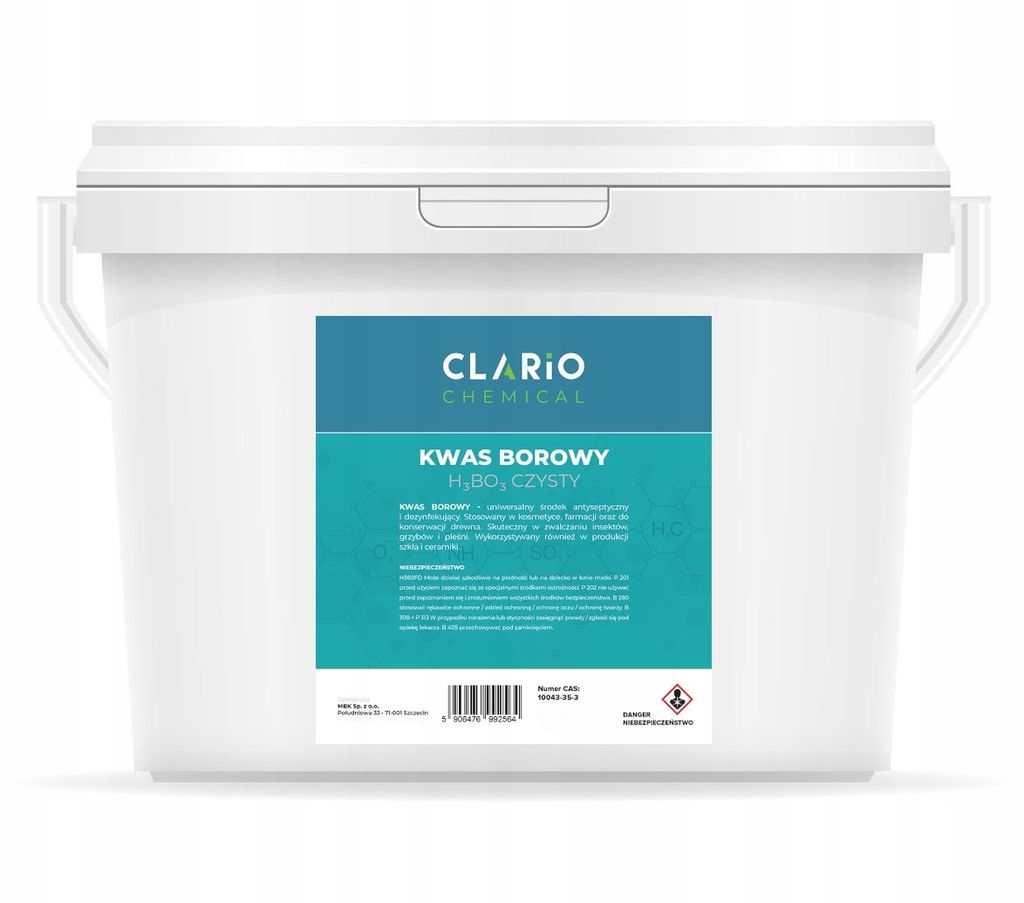 Clario Chemical Kyselina boritá proti plísním, insekticid Obrázek produktu 