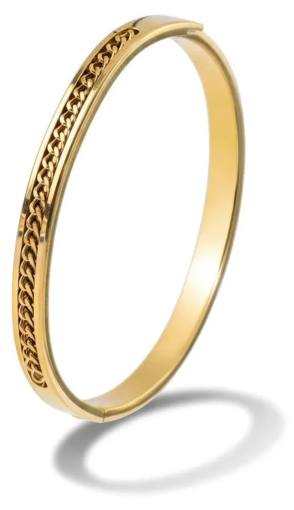 Bracelet acier plaqué or femme Zara EWB250399G : ne ternit jamais