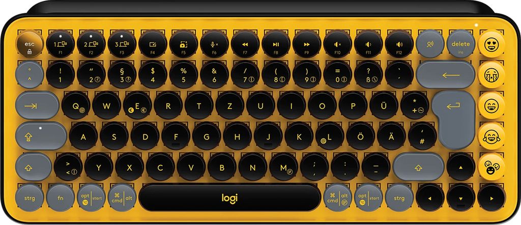 Logitech POP Keys Mechanische Bluetooth Tastatur anpassbaren Deutsch QWERTZ Bulk