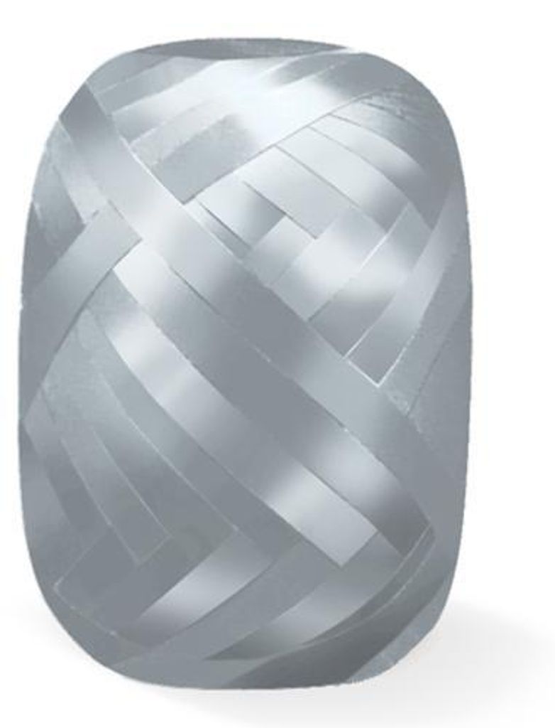 Geschenkband / Ringelband 20 m - silber Produktbild 