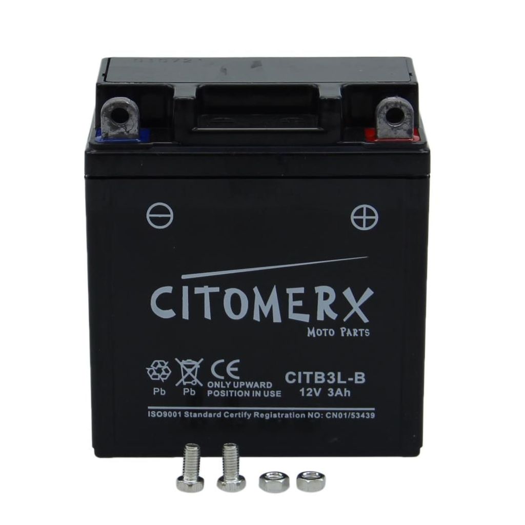 Gel-Batterie CIT YB3L-B, 12 V 3 Ah, Pluspol rechts, DIN Produktbild 