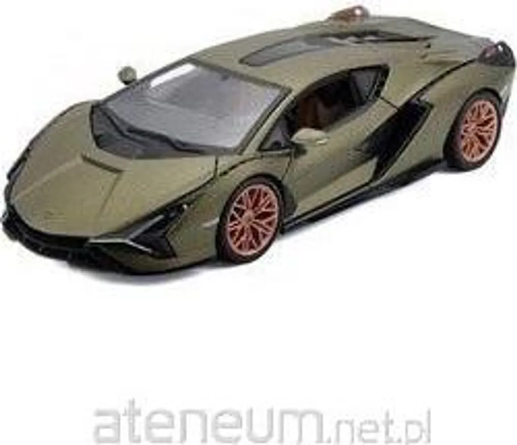 Bburago 1:24 Lamborghini Sian FKP 37 Année de construction 2019 rouge / le noir 18-21099R modèle voiture 18-21099R 4893993002702 8719247696106