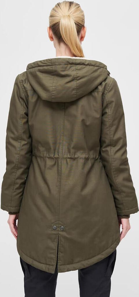 BRANDIT Marsh Lake Parka Damen – Langer Winterparka Mit Fishtail, Teddyfutter & Vielen Taschen