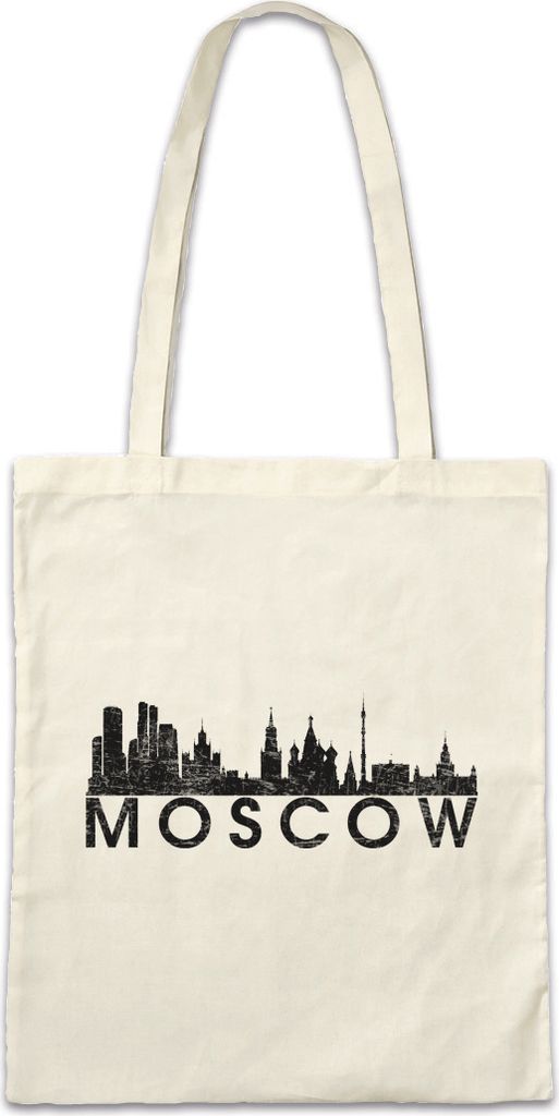 Urban Backwoods Skyline Moscow, Stofftasche, Farbe: Beige