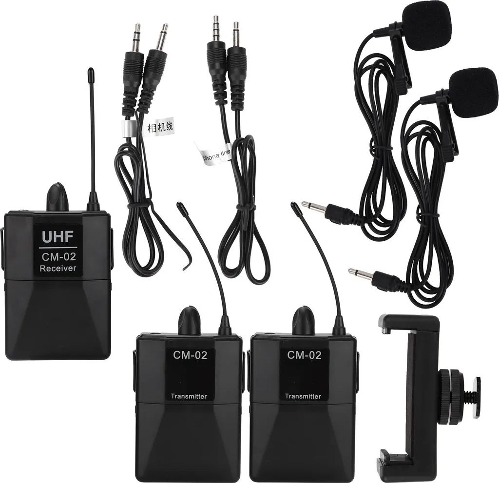 Système micro sans fil 16 canaux longue portée pour reflex et mobiles