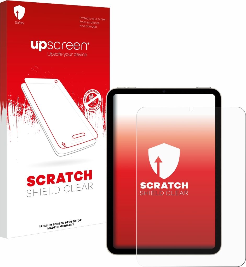 upscreen Schutzfolie für Apple iPad Mini 7 2024 Displayschutz Displayschutzfolie Folie Klar Transparent