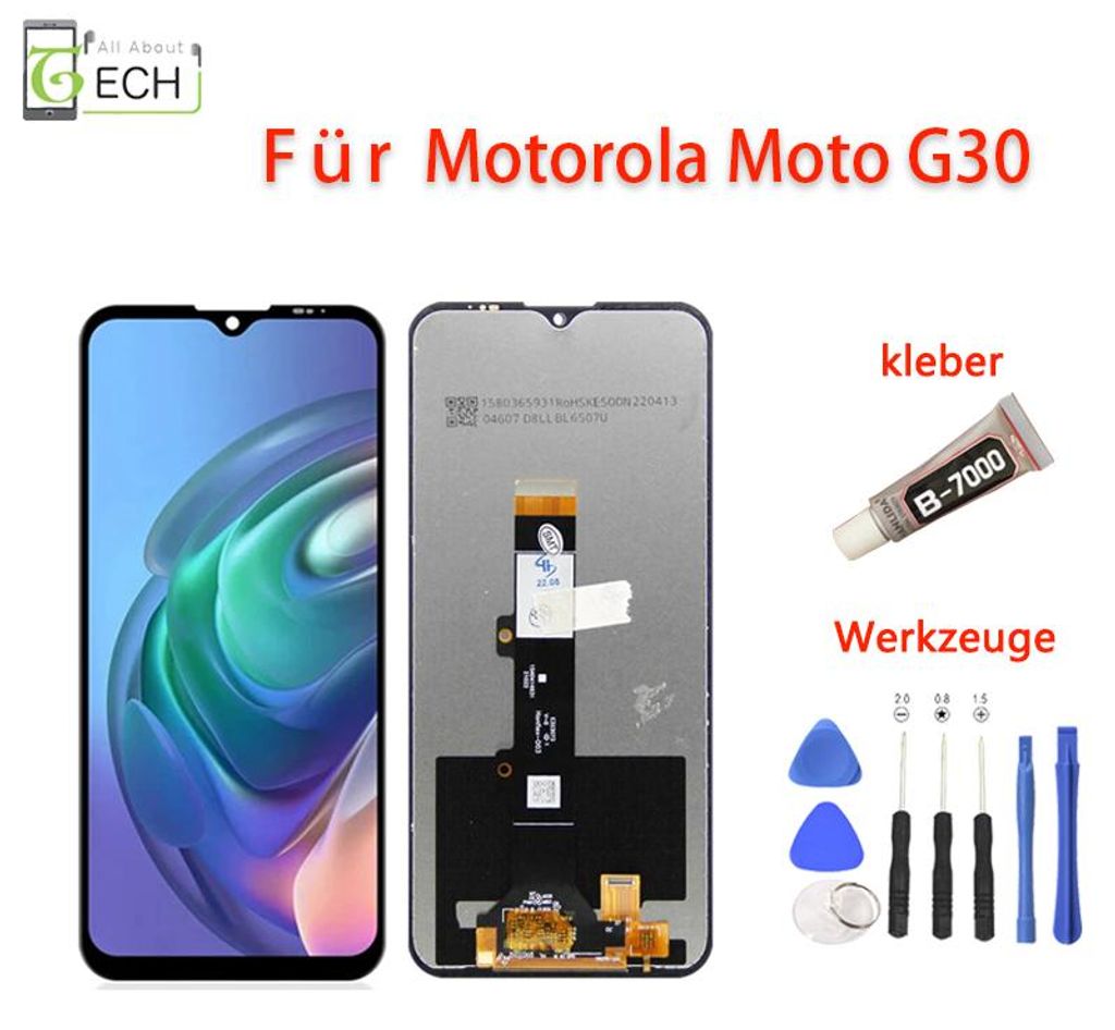 Für Motorola Moto G30 XT2129 LCD Display Bildschirm Produktbild 